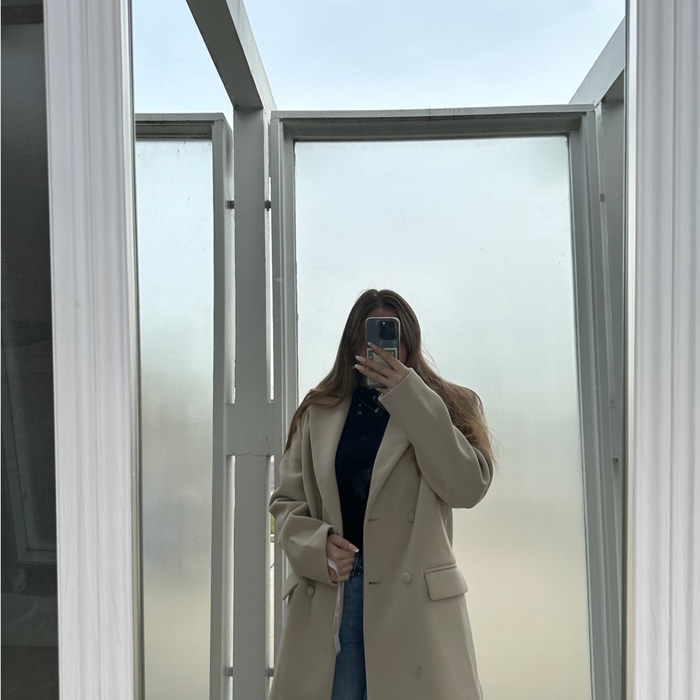 Misguided Camel Boyfriend Blazer